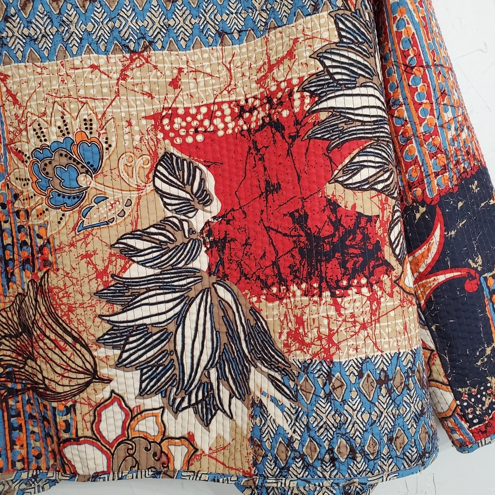 Quilted Reversible Patterned Lightweight Jacket - image 4